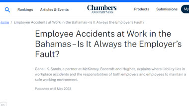 Employee Accidents at Work in The Bahamas – Is it Always the Employer’s Fault?